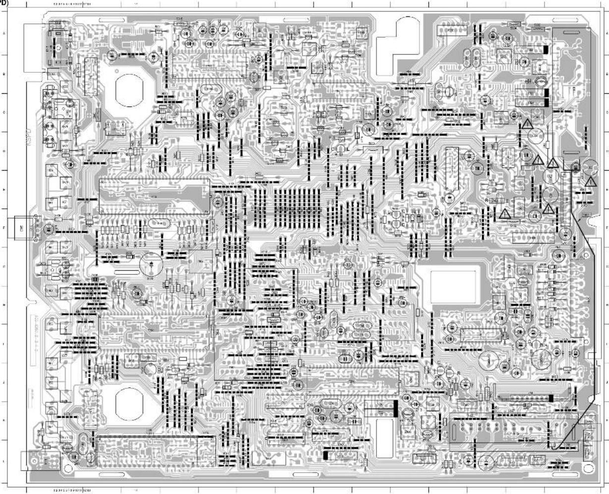 GRUNDIG TVR 3710 - Bildrohrplatte / Tube PCB - 5