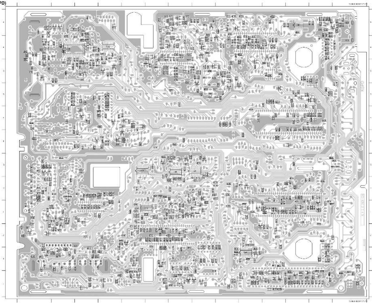 GRUNDIG TVR 3710 - Bildrohrplatte / Tube PCB - 6