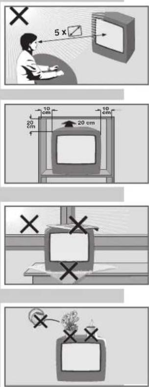 GRUNDIG T 51 071 - AUFSTELLEN UND SICHERHEIT - 1