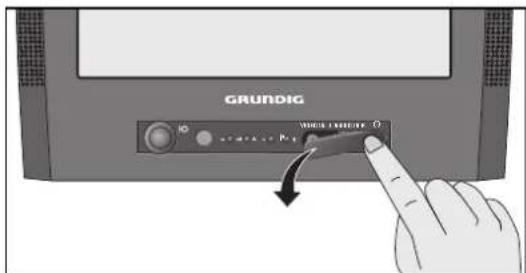 GRUNDIG ST70 850 - Camera-Recorder an Buchse »AV 3« anschließen - 1