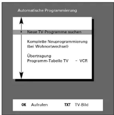 GRUNDIG SYDNEY 100 SE 7021 IDTV-PIP - „Neue“ Fernsehprogramme suchen - 1