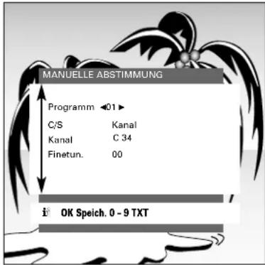 GRUNDIG ST 72 860 TOP - Fernseh-Programme manuell einstellen - 3