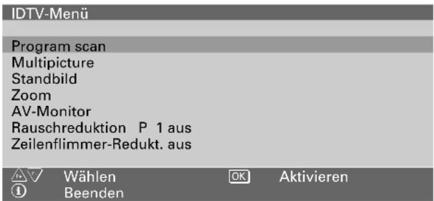 GRUNDIG ST 72 161 IDTV - Program scan - 1