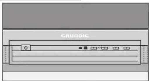 GRUNDIG ST 70-2003 - Die Vorderseite des Fernsehgerätes - 1