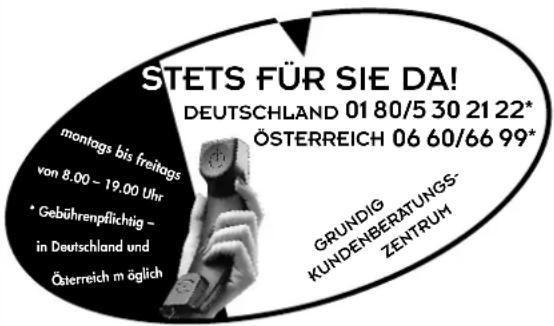GRUNDIG ST 70 770 TEXT LOG - GRUNDIG Kundenberatungszentrum - 1