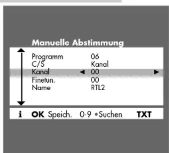 GRUNDIG ST 70 743 - Programmplatzwahl begrenzen - 1