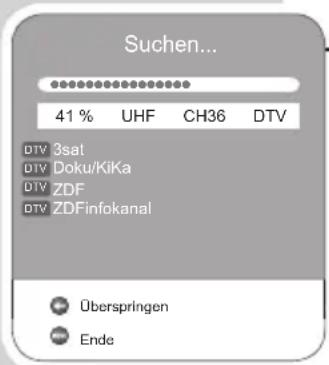 GRUNDIG Vision 2 22-2940 T DVD - Alle Digitale Fernseh-Programme mit dem Suchlauf einstellen - 2