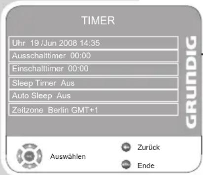 GRUNDIG Vision 2 22-2940 T DVD - Timer-Funktionen - 1