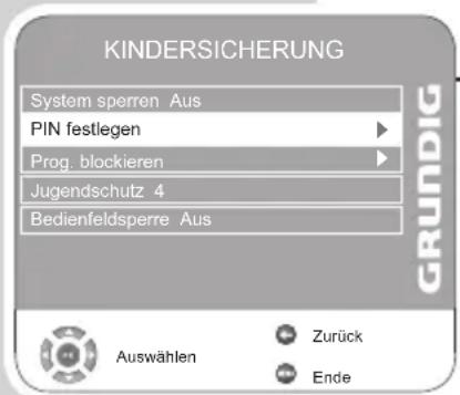 GRUNDIG Vision 2 22-2940 T DVD - PIN-Code ändern - 1
