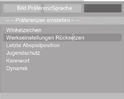 GRUNDIG Vision 2 22-2940 T DVD - DVD-Teil in den Auslieferzustand schalten - 1