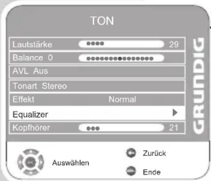GRUNDIG Vision 2 22-2940 T DVD - Equalizer - 1