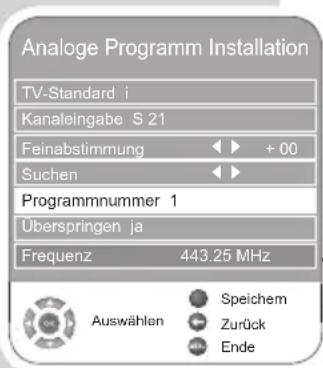 GRUNDIG Vision 2 22-2940 T DVD - SONDEREINSTELLUNGEN - 1