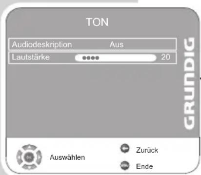 GRUNDIG Vision 2 22-2940 T DVD - Audio Description (Audio-Untertitel) - 1