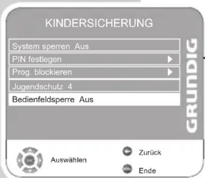 GRUNDIG Vision 2 22-2940 T DVD - Sendungen autorisieren - 1
