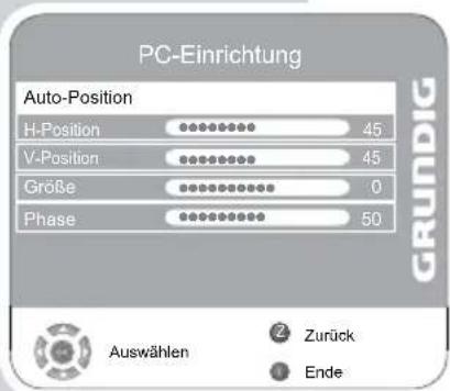 GRUNDIG Vision 6 37 6951 T - Einstellungen für den PC - 1