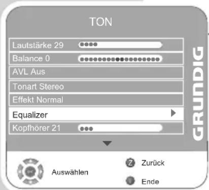 GRUNDIG Vision 6 37 6950 T - Equalizer - 1