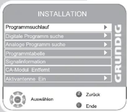 GRUNDIG Vision 6 32 6951 T - Hinweis: - 1