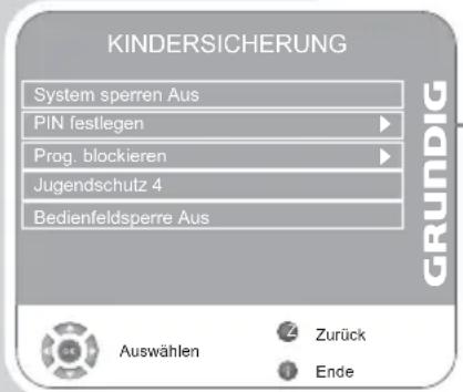 GRUNDIG Vision 6 26 6932 T ECO - Kindersicherung - 1