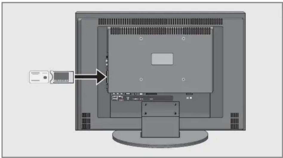 GRUNDIG Vision 6 26 6932 T ECO - CA-Modul einschieben - 1