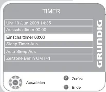 GRUNDIG Vision 6 26 6932 T ECO - Einschalttimer - 1