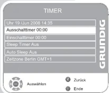 GRUNDIG Vision 6 26 6932 T ECO - Ausschalttimer - 1