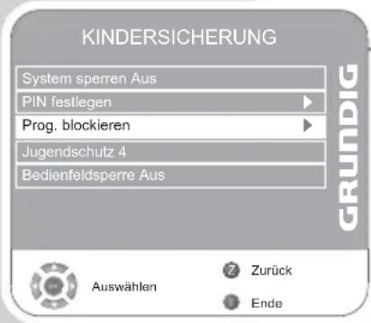 GRUNDIG Vision 6 26 6932 T ECO - PIN-Code ändern - 2