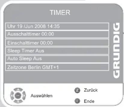 GRUNDIG Vision 6 26 6932 T ECO - Timer-Funktionen - 1