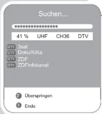 GRUNDIG Vision 6 26 6932 T ECO - Digitale Fernseh-Programme durch Eingabe der Kanalzahlen einstellen - 1