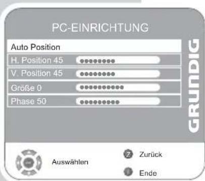 GRUNDIG Vision 6 26 6932 T ECO - Einstellungen für den PC - 1