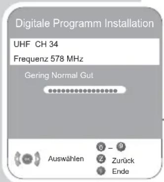 GRUNDIG Vision 6 26 6932 T ECO - Digitale Fernseh-Programme durch Eingabe der Kanalzahlen einstellen - 2