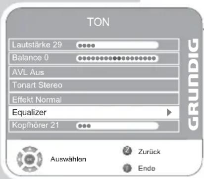GRUNDIG Vision 6 26 6932 T ECO - Equalizer - 1