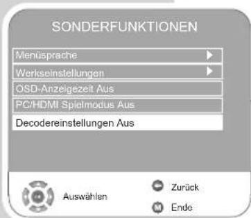 GRUNDIG Vision 6 22 6930 T - Programmplatz für einen Decoder aktivieren - 1