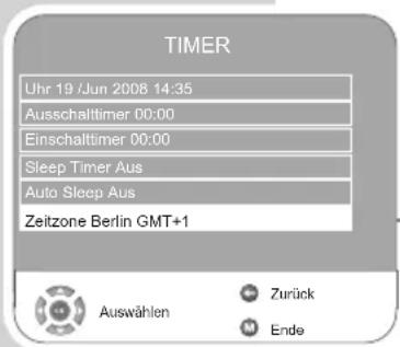 GRUNDIG Vision 6 22 6930 T - Zeitzone einstellen - 1