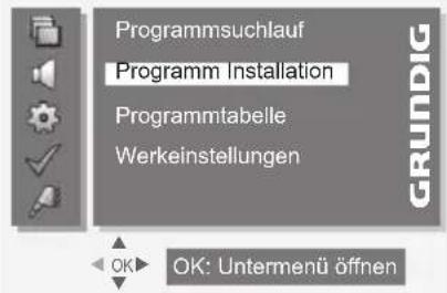 GRUNDIG Vision 4 37 5960 - SONDEREINSTELLUNGEN. - 1