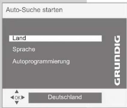 GRUNDIG Vision 4 37 5960 - Fernseh-Programme einstellen – automatisch - 1