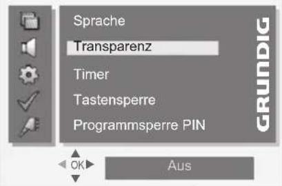 GRUNDIG Vision 4 37 5960 - Sprache der Benutzerführung ändern - 1