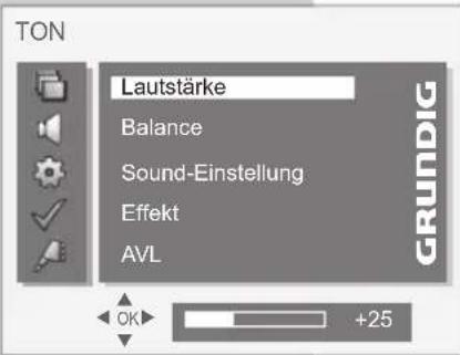 GRUNDIG Vision 4 37 5960 - Ton-Einstellungen - 1
