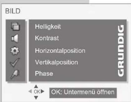 GRUNDIG Vision 4 37 5960 - Einstellungen für den PC - 1