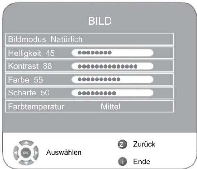 GRUNDIG Vision 4 32 4931 T - Bild-Einstellungen - 1