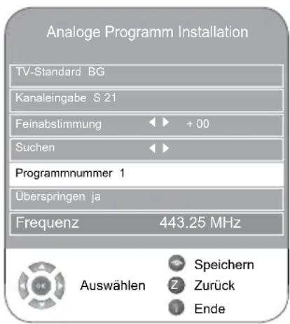 GRUNDIG Vision 4 32 4931 T - Analoge Fernseh-Programme durch Eingabe der Kanalzahlen einstellen - 1
