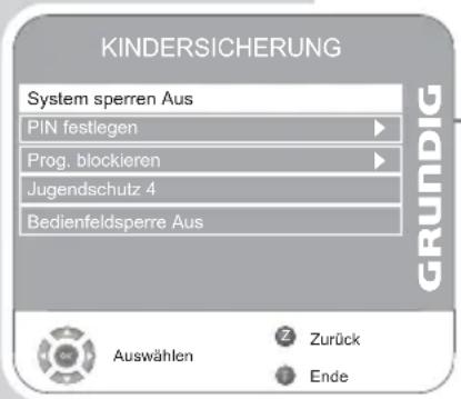GRUNDIG Vision 4 26 4831 T - Hinweis: - 1