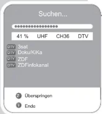 GRUNDIG Vision 4 26 4831 T - Digitale Fernseh-Programme durch Eingabe der Kanalzahlen einstellen - 1