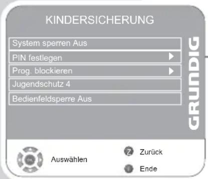 GRUNDIG Vision 4 26 4831 T - Kindersicherung - 1