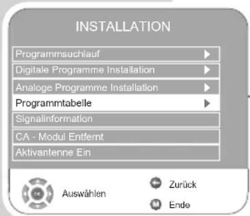 GRUNDIG Vision 2 22 2930 T - Programmbelegung der analogen Programme ändern - 1