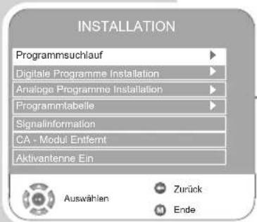 GRUNDIG Vision 2 22 2930 T - Alle Digitale Fernseh-Programme mit dem Suchlauf einstellen - 1