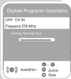 GRUNDIG Vision 2 22 2930 T - Digitale Fernseh-Programme durch Eingabe der Kanalzahlen einstellen - 1