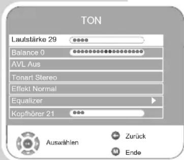 GRUNDIG Vision 2 22 2930 T - Ton-Einstellungen - 1