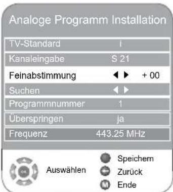 GRUNDIG Vision 2 22 2900 H - Analoge Fernseh-Programme fein-abstimmen - 1