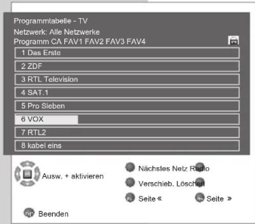 GRUNDIG Vision 2 22 2830 T - Programme löschen - 1