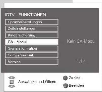 GRUNDIG Vision 2 22 2830 T - Zugangskontrolle für CI-Modul und die Smartcard - 1